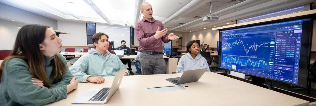 Students in a Business Classroom